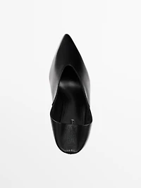 Soft nappa leather court shoes