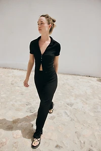 TEXTURED CROP TOP
