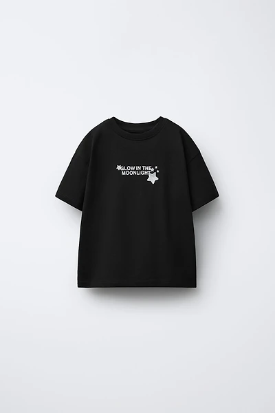 SHINY RUBBERIZED PATCH T-SHIRT