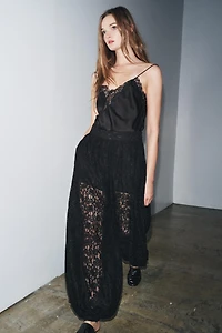 ZW COLLECTION LACE BALLOON PANTS