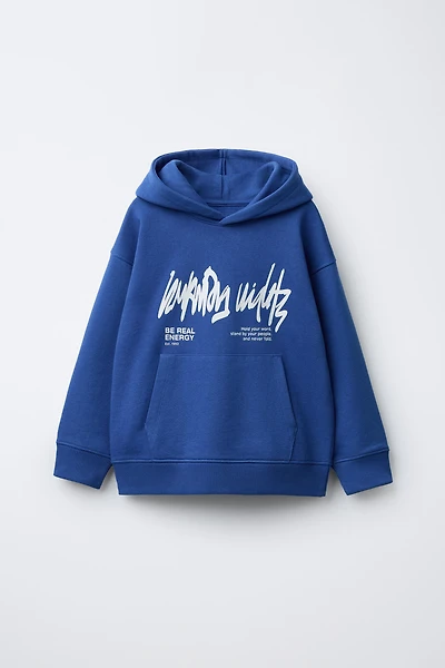 GRAFFITI HOODED SWEATSHIRT