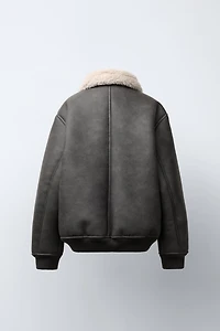 DOUBLE-FACED BOMBER JACKET