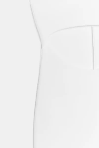ROBE MI-LONGUE AJOURÉE EN MAILLE STRETCH