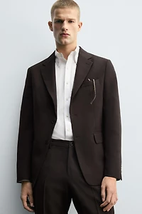 WOOL SUIT PANTS