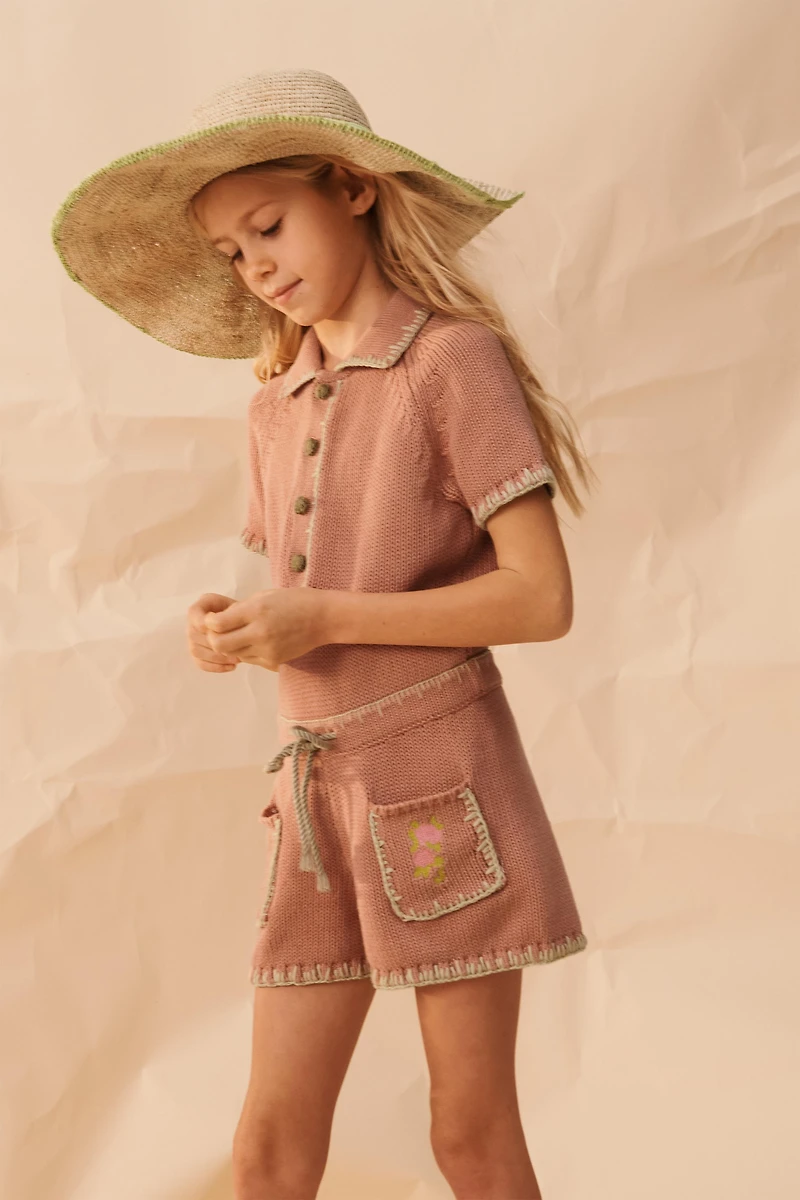 LIMITED EDITION EMBROIDERED RAFFIA HAT