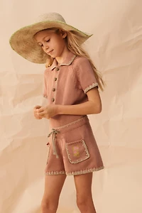 LIMITED EDITION EMBROIDERED RAFFIA HAT