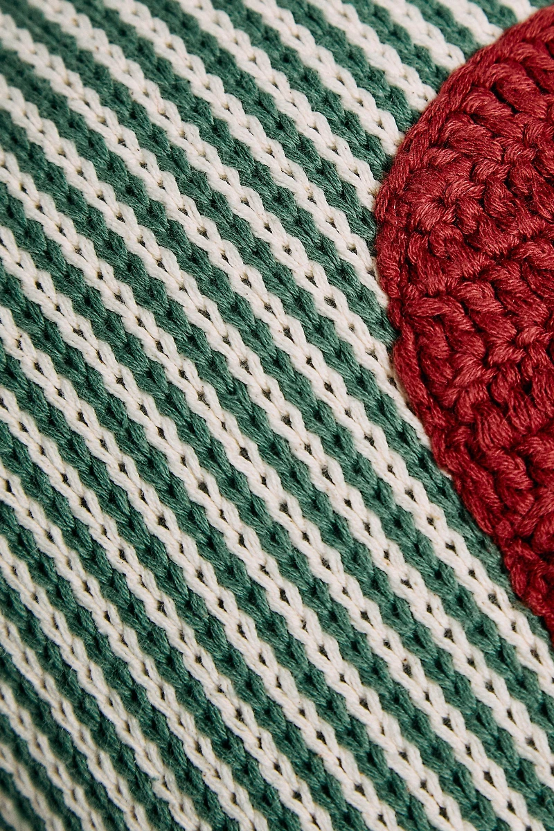 COUSSIN ENFANT BRODÉ LETTRE Z