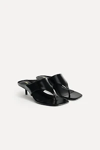 HIGH HEELED LEATHER SANDALS 50TH ANNIVERSARY