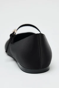 SATIN EFFECT BALLET FLATS 50TH ANNIVERSARY