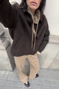 PANTALON INTERLOCK EFFET DÉLAVÉ