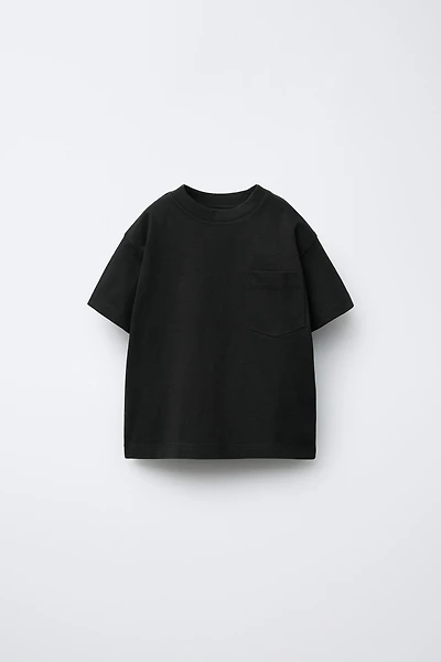 PLAIN POCKET T-SHIRT