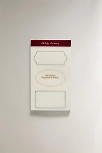 CHRISTMAS GIFT STICKERS