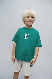TEXT JOGGING SHORTS