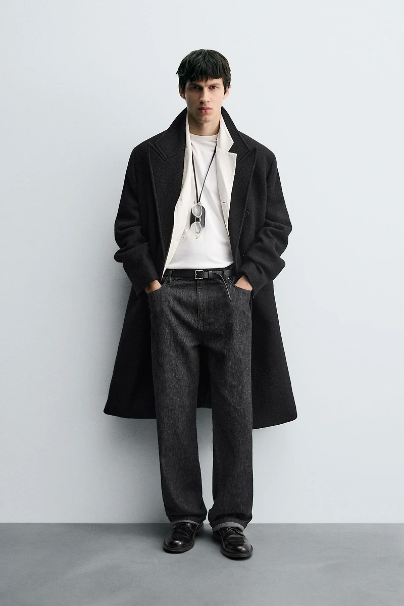 WOOL COAT BOUCLÉ TEXTURE