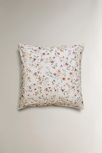 FLORAL PERCALE PILLOWCASE (200 THREAD COUNT)