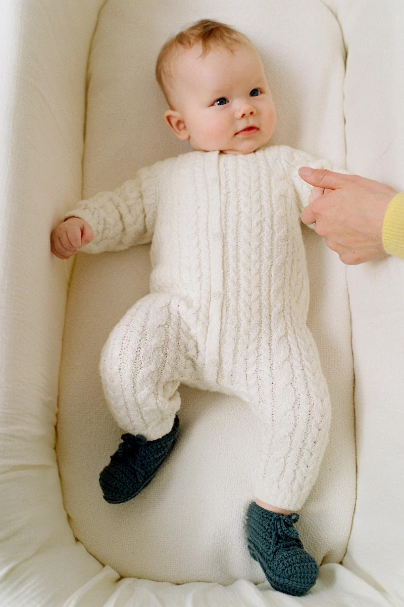 CABLE KNIT JUMPSUIT