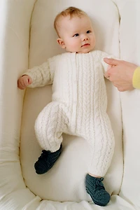 CABLE KNIT JUMPSUIT