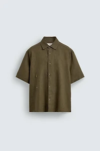 CHEMISE RELAXED FIT 100% LIN
