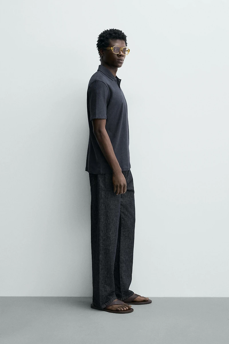 POLO REGULAR FIT COTON-LIN