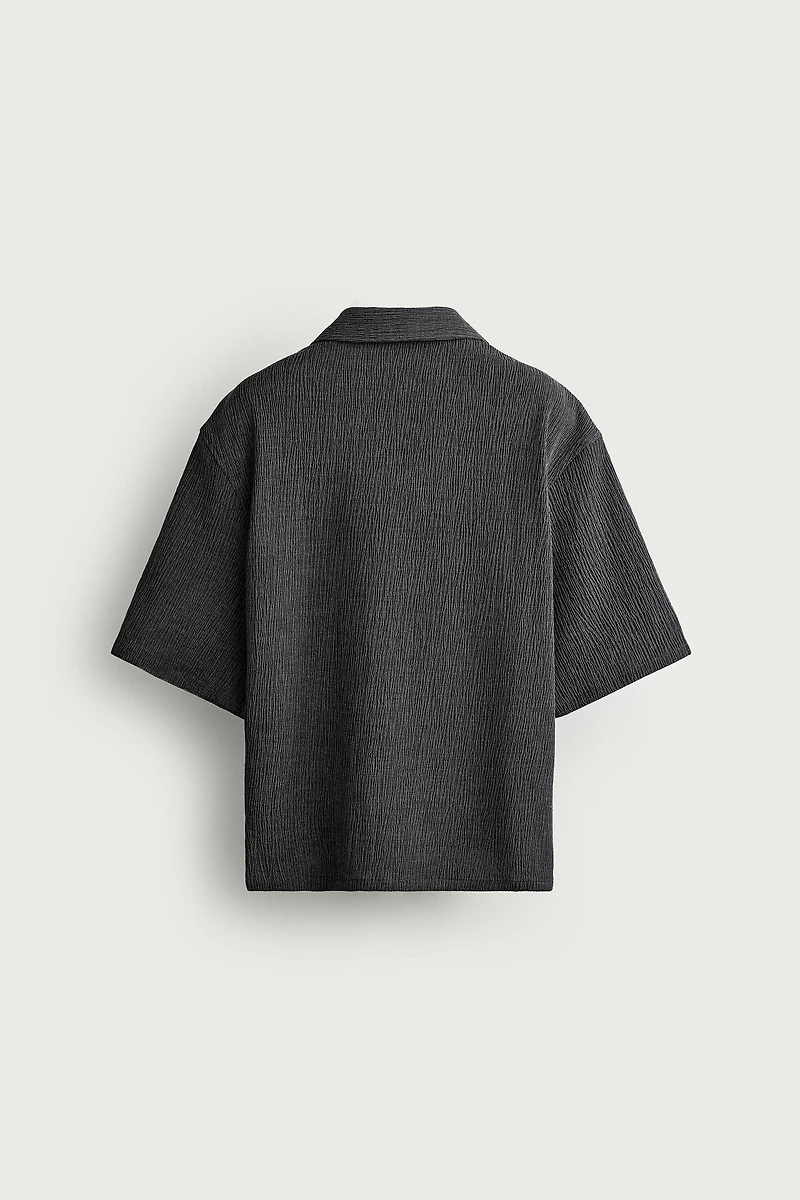 TEXTURED RELAXED FIT SHIRT