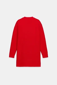 ROBE EN MAILLE À EMMANCHURE TOMBANTE
