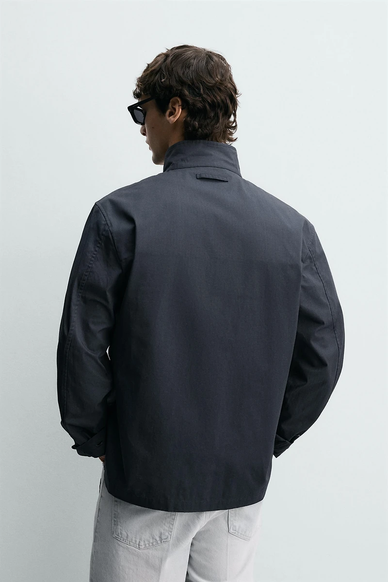STRUCTURED POCKET OVERSHIRT