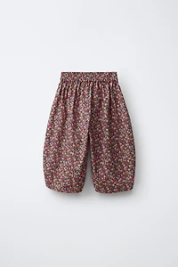 FLORAL PRINT BLOOMER PANTS MADE WITH LIBERTY FABRIC