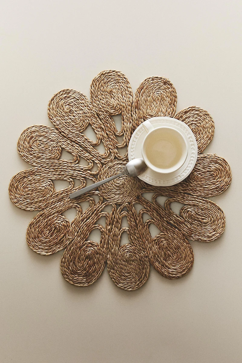FLORAL IUTE PLACEMAT