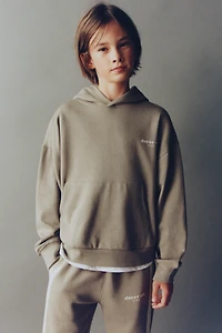 HOODIE AND STRIPED JOGGER PANTS SET