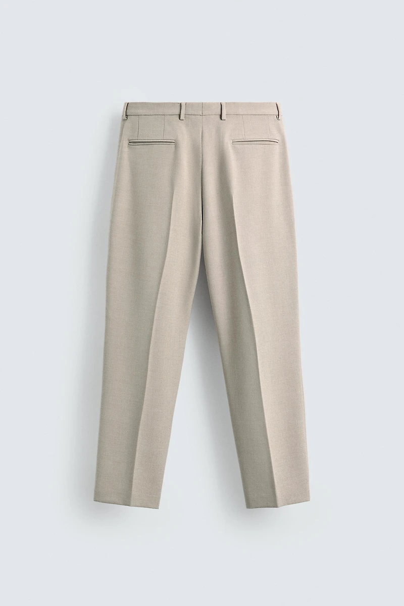 SLIM FIT SUIT PANTS