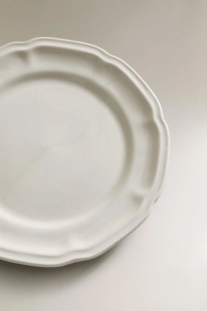 PORCELAIN DESSERT PLATE
