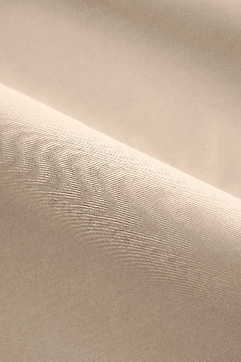 PERCALE COTTON FITTED SHEET | 11.8" THICK ( THREAD COUNT