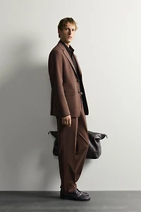 REGULAR FIT SUIT PANTS
