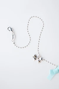 CHERRY AND BOW NECKLACE