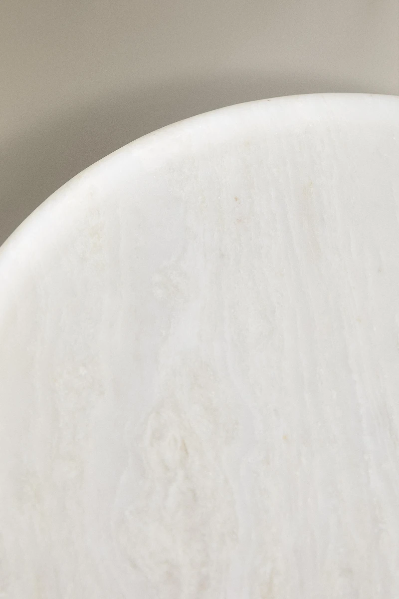PLATEAU SALLE DE BAIN MARBRE BLANC