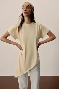 ASYMMETRIC SHORT SLEEVE T-SHIRT