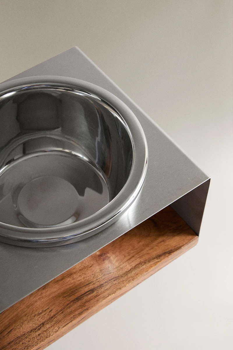 PET BOWL AND STAND SET