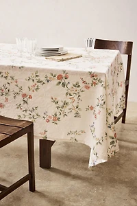 NAPPE JACQUARD ET IMPRIMÉ FLORAL