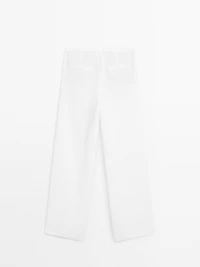 Pantalon de tailleur 100 % lin