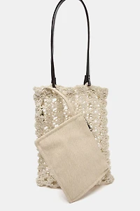 MINI SAC SHOPPER EN CROCHET