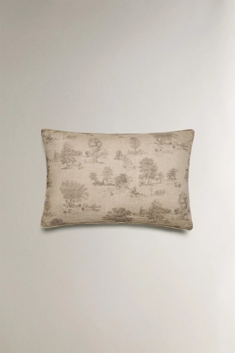 TOILE DE JOUY THROW PILLOW COVER
