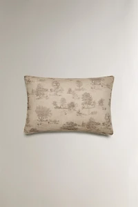 TOILE DE JOUY THROW PILLOW COVER