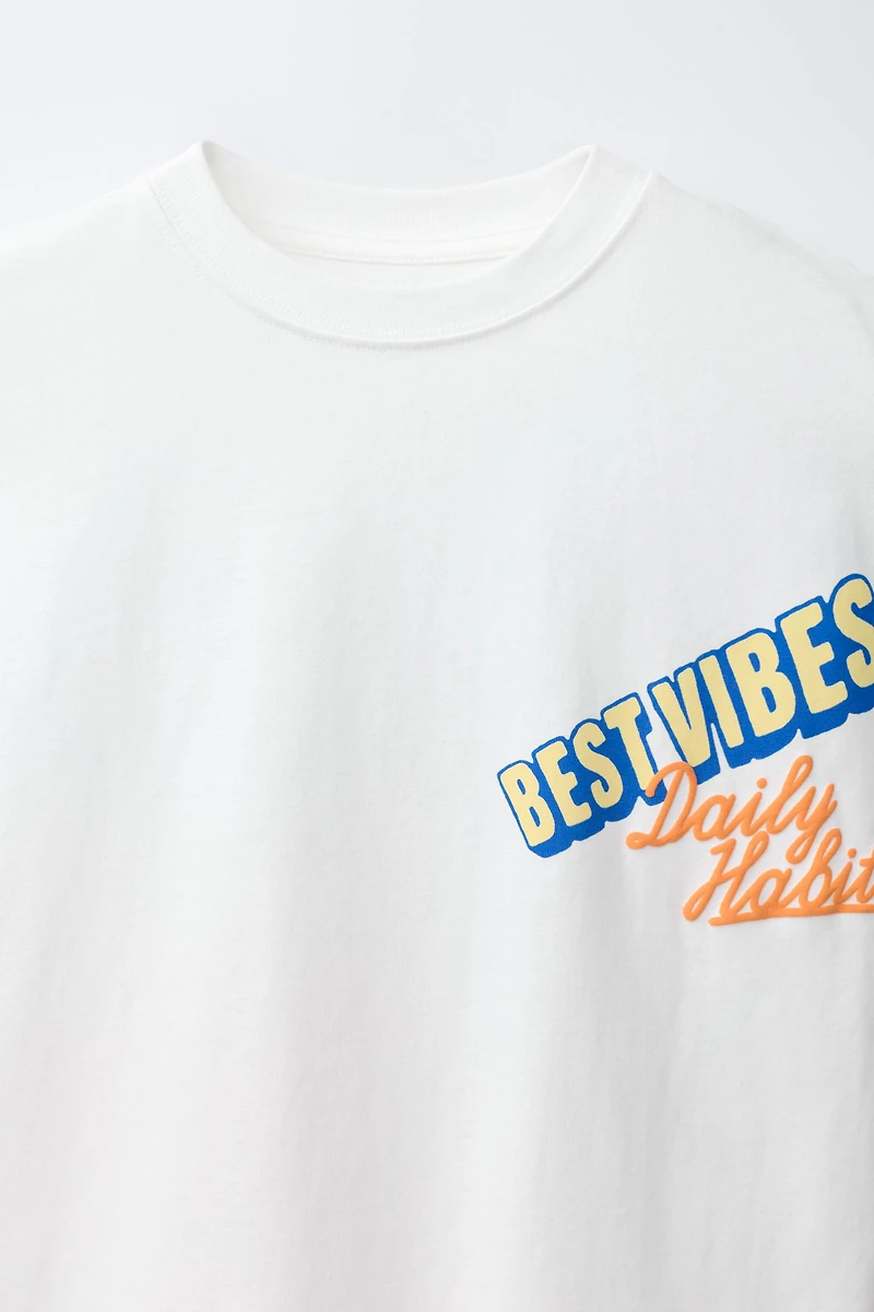 TEXT PRINT T-SHIRT