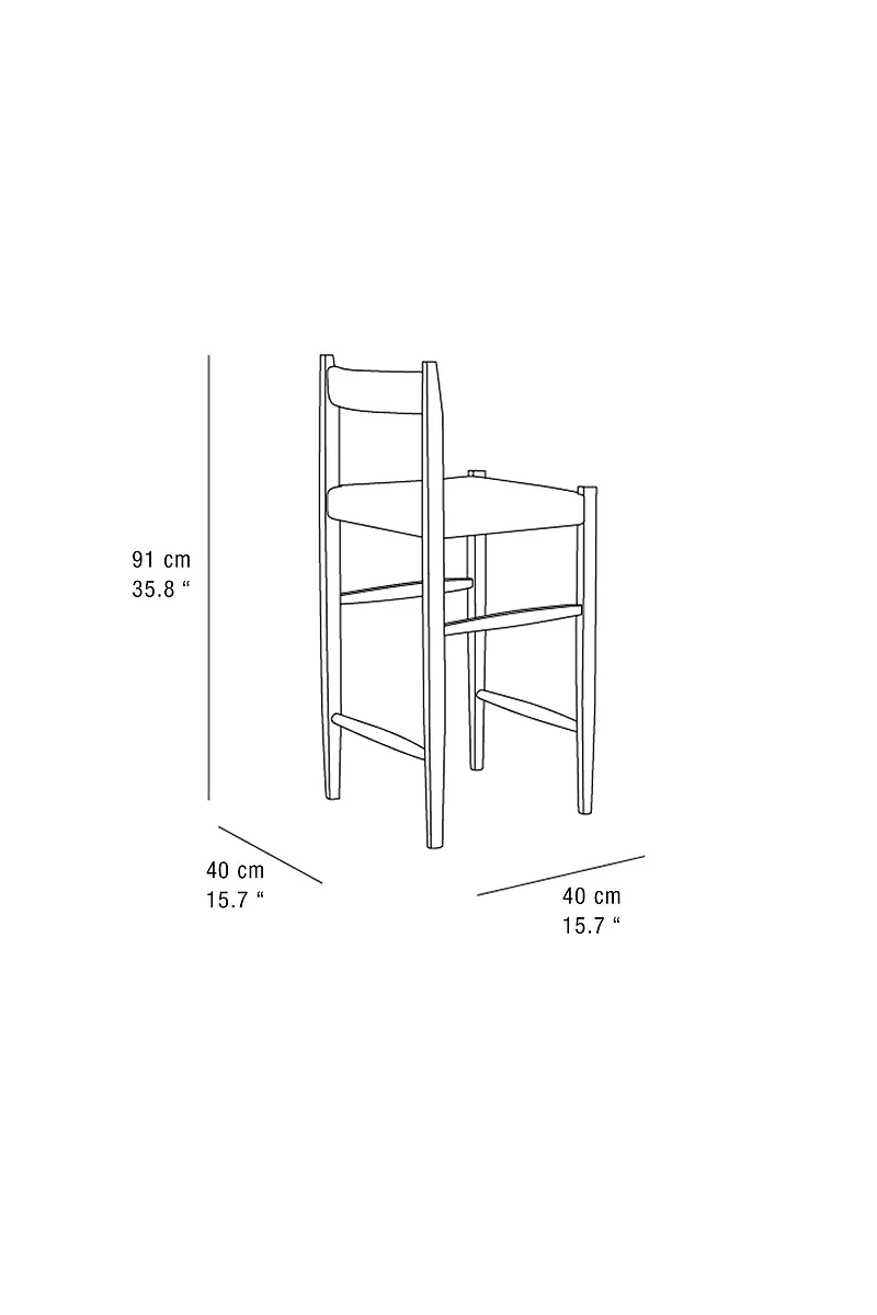 ASH BAR STOOL