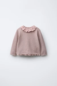 LACE KNIT SWEATER