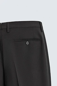 100% WOOL SUIT PANTS