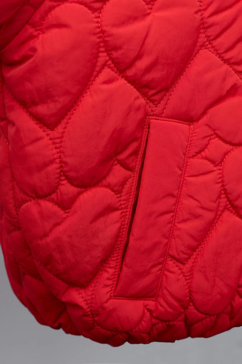 HEARTS PUFFER JACKET