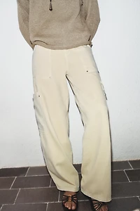 Z1975 MID-RISE BARREL CARGO JEANS