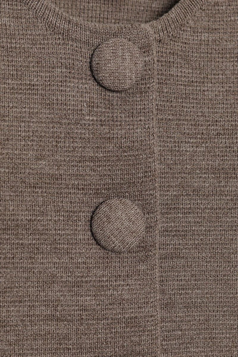 GILET COURT EN MAILLE