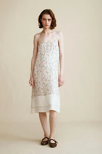 100% SILK DRESS CREATED BY CARAMEL LONDON X ZARA